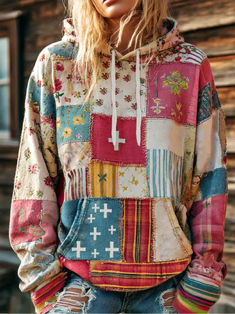 Simple Floral Sweatshirt