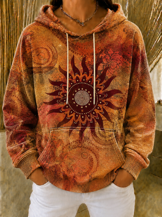 Hooded Casual Regular Fit Sweatshirt