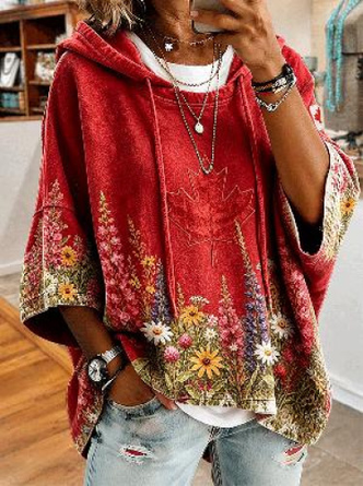 Floral Vintage Hoodie