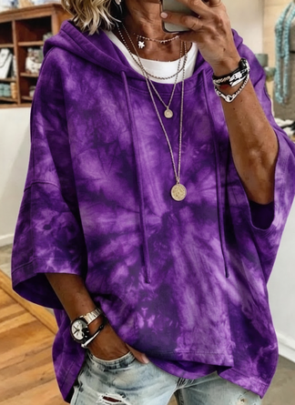 Tie Dye Loose Hoodie Vintage Hoodie