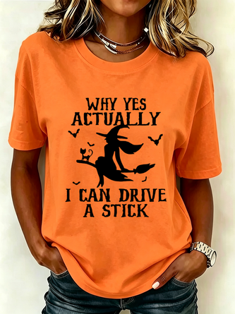 Short Sleeve T shirt Summer Text Letters Printing Jersey Crew Neck Daily Going Out Casual Top