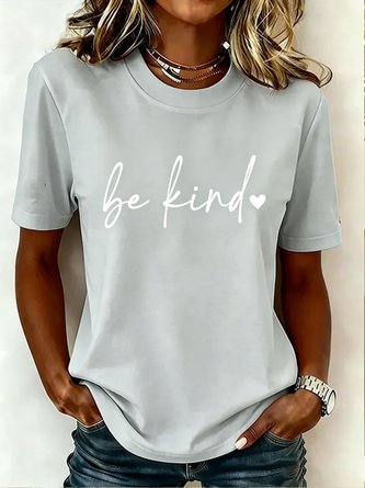 Be Kind Heart Crew Neck Classic Tee