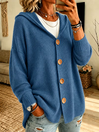 Casual Hoodie Loose Cardigan