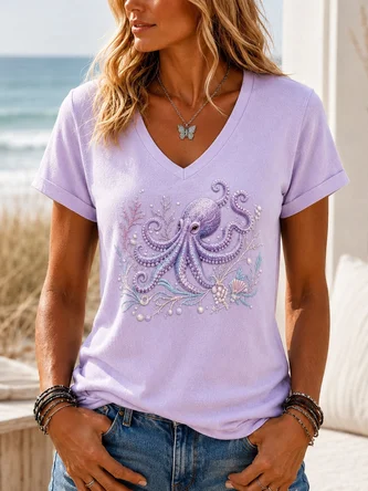Marine Life Casual T Shirt