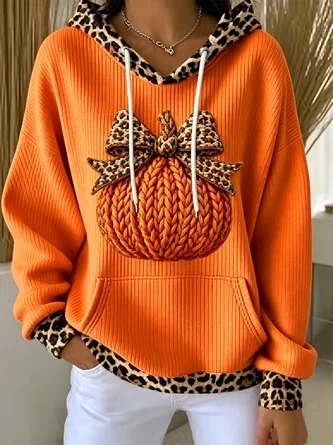 Hoodie Printing Casual Loose Hoodie