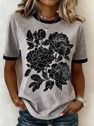 Floral Vintage T Shirt