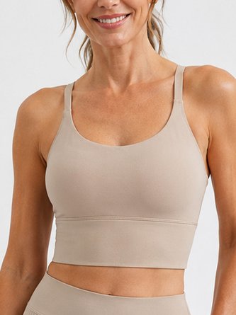 Open Back Sports Bra