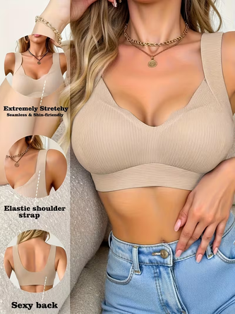 seamless bra push up lift side boob reduction anti sagging properties wire free bra