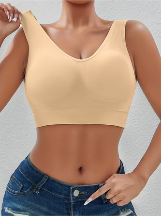 Wire free High Elastic Seamless Bra