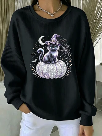 Regular Fit Simple Sweatshirt
