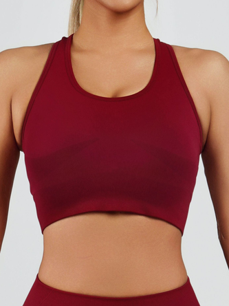 Open Back Sports Bra