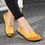 Women Soft Leather Slip-on Flat Casual Loafers