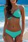 Sexy Color Block Bikini Set