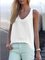 Cheap Casual Sleeveless Crew Neck Tank Top for Women