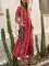 Women Boho Holiday Pockets Round Neck Summer Maxi Dresses