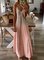 Women Casual V Neck Cotton Sleeveless Summer Dresses