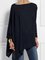 zolucky Women Vintage Round Neck Long Sleeve Cotton-Blend Shirts & Tops