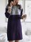 Knitted Casual Plain Crew Neck Shirts & Tops