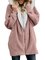 Zipper Solid Sweet Long Sleeve Hoodie & Coat