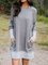zolucky Cotton-Blend Long Sleeve Casual Dresses