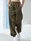 zolucky Cotton-blend Pockets Plain Pants