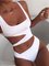 One Piece Swimsuit Cutout Bikini Sets Swimwear