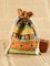 Zolucky Handmade Vintage Boho Printed Packaging Storage Drawstring Small Bag