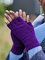 Unisex Vintage Plain Winter Fingerless Gloves