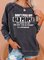 DON'T PISS OFF OLD PEOPLE Women's long sleeve sweatshirt