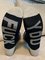 High Elastic Cotton Printed Black Socks
