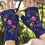Autumn design arm warmers womens, botanical fall accessories, embroidered fingerless gloves, mori girl forest style gift for her