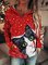 Christmas Cat Hooded Sweatshirt