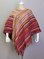 Knitted colorful fringed plush scarf shawl