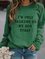 I'm Only Talking To My Dog Today Women's long sleeve sweatshirt