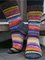 Multicolor Stripes Knitted Socks