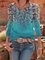 Women Vintage Sweetheart Printed Long Sleeve Shirts