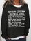 Senior Citizen Texting Codes Sweatshirt