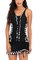 Women's Two Piece Tankini Triangle Print Swimsuit