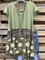 Leopard Crew Neck Casual Floral-Print Shirts & Tops