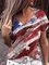 Printed Casual Cotton-Blend V Neck Short Sleeve Shirts & Tops