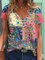 Casual V Neck Short Sleeve Shirts & Tops