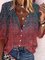 Women's Summer Tribal Vintage Half Sleeve Shirt Collar Blouses & Shirts