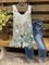 Vintage Printed Crew Neck Shirts & Tops