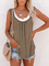 Plus size Casual Sleeveless Shirts & Tops