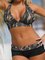 New camouflage split bikini swimsuit