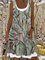 Women Casual Leaves A-Line Midi Dresses Summer Dresses(Contains lining)