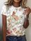 Short Sleeve Floral Printed Shirts & Tops