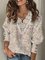 Long Sleeve Color-Block Cotton Shirts & Tops