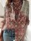 Cotton-Blend Long Sleeve Buttoned Shirts & Tops