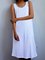 Vintage Plain Round Neck Sleeveless Plus Size Casual Midi Dresses